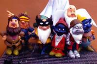 Snow White Queen & the Seven X-Men Dwarfs (Fantasy) Custom Miniature / Figurine