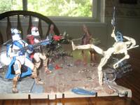 Clone Wars Diorama "Last Stand" (Star Wars) Custom Diorama / Playset