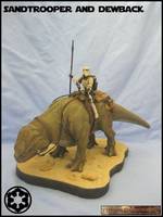 Sandtrooper and Dewback (Star Wars) Custom Action Figure