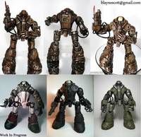 Wasteland: TITAN-Class Cyborg Unit (Original) Custom Action Figure