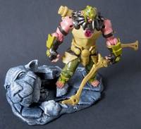 Destroyed Thundera  Display Base (Thundercats) Custom Miniature / Figurine