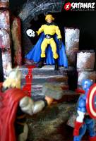 Diorama Asedio, Sentry (Marvel Legends) Custom Diorama / Playset