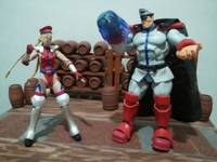 Cammy SF4 Alternate Costume /BISON (Street Fighter) Custom Action Figure