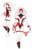 Red Lantern Wonder Woman (Wonder Woman) Custom Action Figure