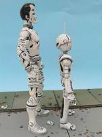 Abelard Snazz and Edwin (2000 AD) Custom Action Figure