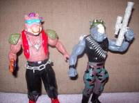 Bebop and Rocksteady (Teenage Mutant Ninja Turtles) Custom Action Figure