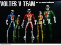 VOLTES V Team Members (Voltron) Custom Action Figure