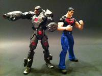 Cyborg (Dark Armor) (DC Infinite Heroes) Custom Action Figure