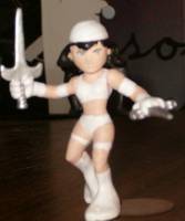Elektra-White Outfit (Super Hero Squad) Custom Miniature / Figurine