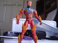 The Human Torch (aka Johnny Storm) (Marvel Legends) Custom Action Figure