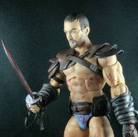Spartacus (Andy Whitfield) (Movie Maniacs) Custom Action Figure