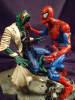 Mcfarlane Spider-Man Vs. Lizard Diorama (Spider-Man) Custom Diorama / Playset