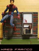 Battle Damaged Amazing Spiderman - Unmasked (Marvel Select) Custom Action Figure
