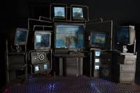 1989 Batman Dx Series Bat Computer Batcave Diorama 1/6 Scale (Batman) Custom Diorama / Playset