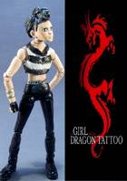 Lisbeth Salander (the Girl with the Dragon Tattoo) (Movie Masters) Custom Action Figure