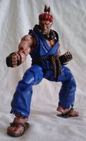NECA Street Fighter Akuma (Street Fighter) Custom Action Figure