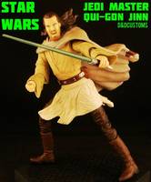 Star Wars QUI-GON JINN Jedi Master (Star Wars) Custom Action Figure