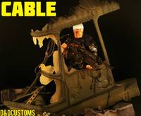 X-Men Futuristic Battlezone Cable Action Figure (X-Men) Custom Action Figure