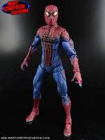 Amazing Spider-Man (Movie Accurate Repaint W/ Magnetic Feet) (Spider-Man - Movie) Custom Action Figure