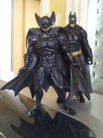Beast Boy, Icon, & Stan Lee's Batman (Group Picture) (DC Universe) Custom Action Figure