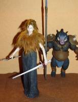 White Witch Jadis in Battle Suit (Fantasy) Custom Action Figure