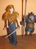 White Witch Jadis in Battle Suit (Fantasy) Custom Action Figure