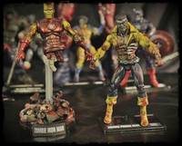 Marvel Zombies Iron Man and Power Man (Luke Cage) (Marvel Universe) Custom Action Figure