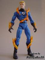 Human Torch (Johnny Storm) v.2 (Marvel Legends) Custom Action Figure