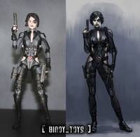 Domino (Concept Art from Deadpool Game) (Marvel Legends) Custom Action Figure