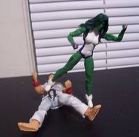 She-Hulk (Marvel vs Capcom) Custom Action Figure