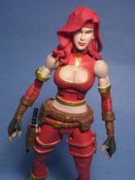 Red Monika (Battle Chasers) Custom Action Figure