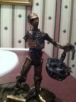 Zombie C3po (Star Wars) Custom Action Figure