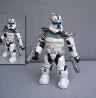 Clone Trooper Captain Rex Mega Bloks (Mega Bloks) Custom Action Figure