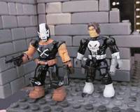 Punisher and Crossbones Marvel Mega Bloks (Mega Bloks) Custom Action Figure