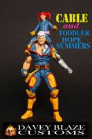 CABLE: Cable & Toddler Hope Summers (Marvel Select) Custom Action Figure