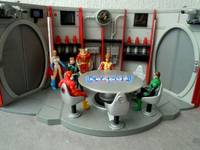 JLA Meeting Room Diorama. (Justice League) Custom Diorama / Playset