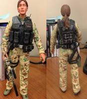 Navy SEAL Lady (Misc) Custom Action Figure