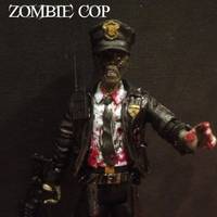 Raccoon City Zombie Cop (Zombies) Custom Action Figure