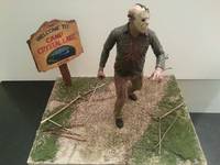 NECA Jason Voorhees Forest Floor Base (Movie Maniacs) Custom Diorama / Playset