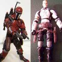 Mandalorian Merc-Red; Honoring a Father 1:18 SCALE (Star Wars) Custom Action Figure