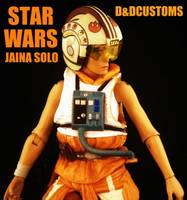JAINA SOLO Rogue Squadron Pilot / Jedi Master (Star Wars) Custom Action Figure