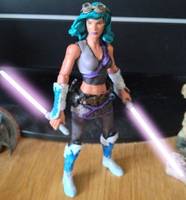 Female Jedi (Clone Wars) (Star Wars Clone Wars) Custom Action Figure