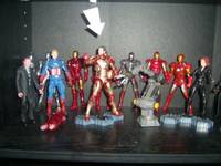 Mark 42 with Stark Head (Iron Man) Custom Action Figure