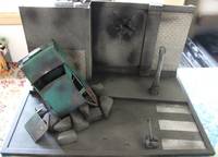 Battle-Damaged Metropolis (Movie Masters) Custom Diorama / Playset