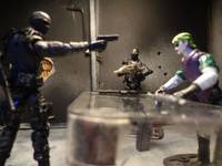Warehouse Room and Snake Eyes (G.I. Joe) Custom Diorama / Playset