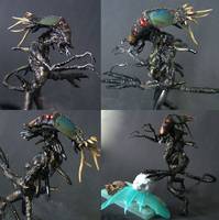 Alien Hybridz Offworld: El Beasto (Alien vs Predator) Custom Action Figure