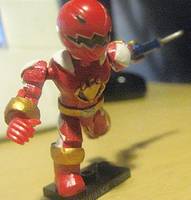 Mega Bloks Red Dino Thunder Ranger (Mega Bloks) Custom Action Figure