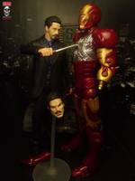 Tony Stark Movie-Comic 2 in 1 (Avengers) Custom Action Figure
