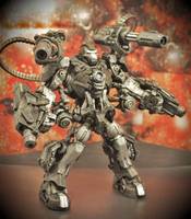 Lt. Col. James Rhodes with War Machine (Marvel Universe) Custom Action Figure