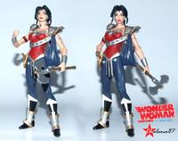 Wonder Woman New 52 Amored (Wonder Woman) Custom Action Figure